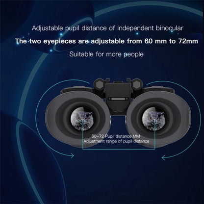 NV8300 Head-mounted Night Vision Naked Eye 3D Effect Binocular Night Vision Telescope Adjustable Interpupillary Distance