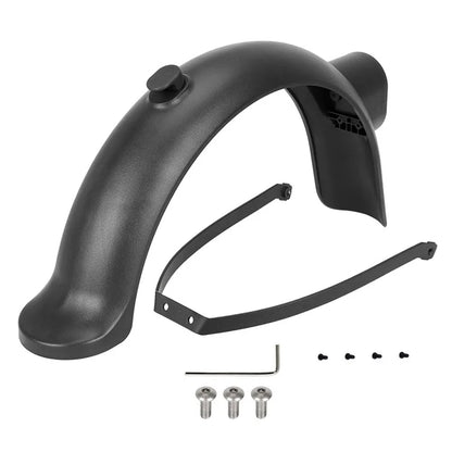 For Xiaomi Electric Scooter 4 Pro Anti-splash ABS Rear Fender + Metal Support Bracket