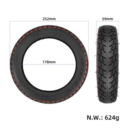 ULIP For Xiaomi Electric Scooter 4 Pro 10-inch 60 / 70-7.0 Off-road Vacuum Tire (No Hub)