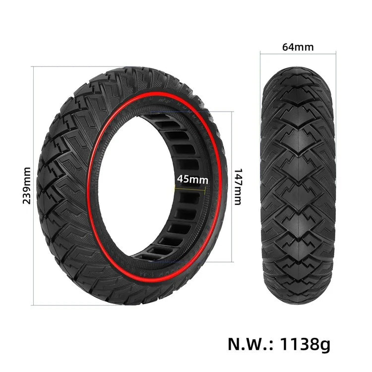 ULIP For Xiaomi Electric Scooter 4 Ultra Textured Rubber Off-Road Tyre Solid Tire