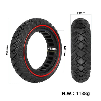 ULIP For Xiaomi Electric Scooter 4 Ultra Textured Rubber Off-Road Tyre Solid Tire