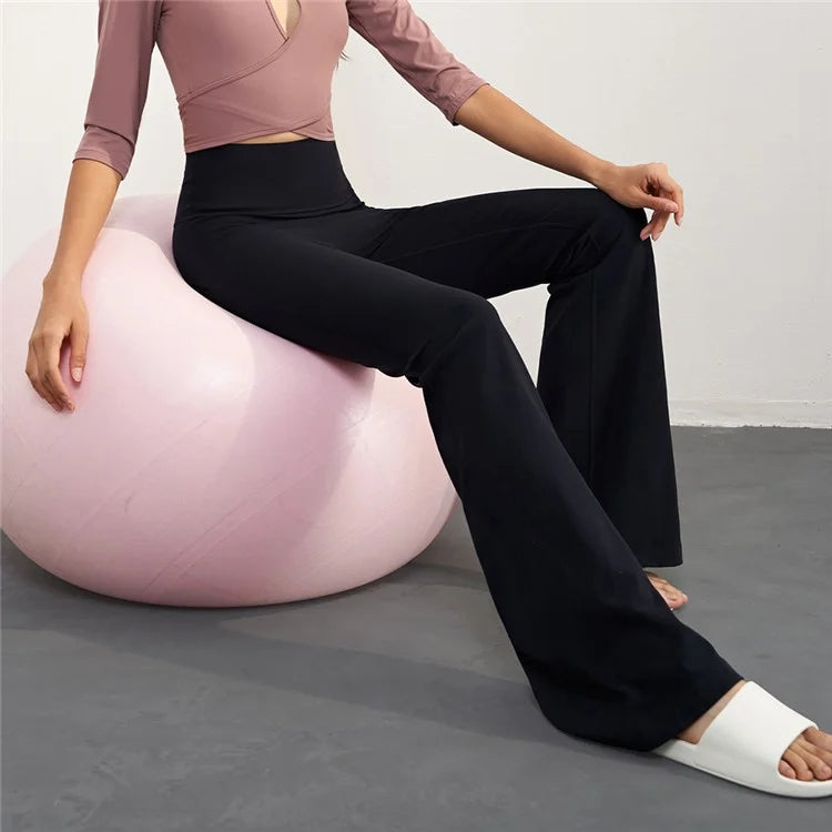 CX1597 Bootcut Yoga Pants NULS FREE High Waist Flared Leggings Workout Bootleg Trousers