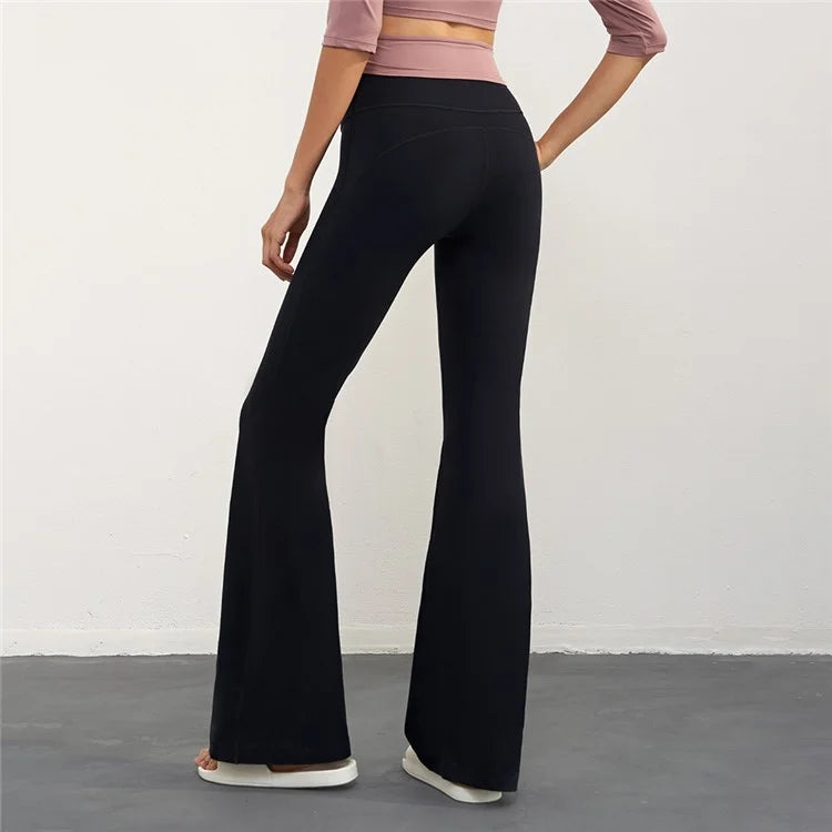 CX1597 Bootcut Yoga Pants NULS FREE High Waist Flared Leggings Workout Bootleg Trousers