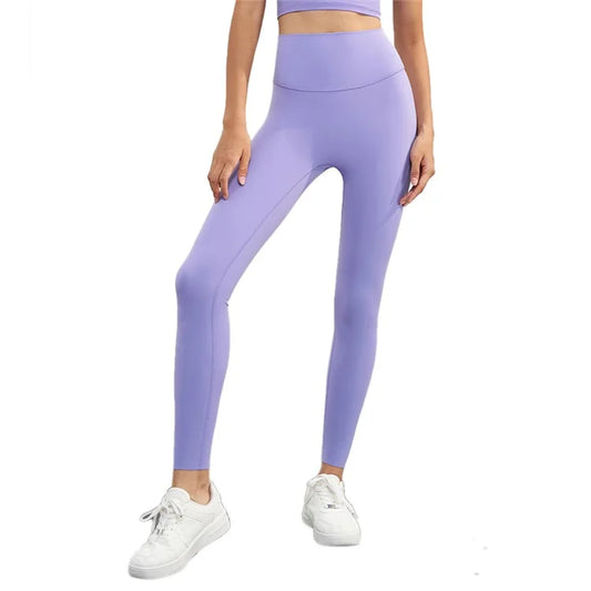 CK1507 High Waisted Gym Leggings Nuls Free Thickening Running Workout Yoga Jogging Pants