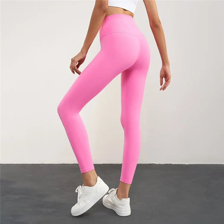 CK1593 Yoga Pants for Women Nuls Free Seamless Gym Leggings High Waist Running Tights
