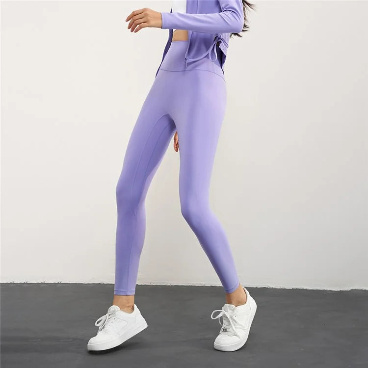 CK1593 Yoga Pants for Women Nuls Free Seamless Gym Leggings High Waist Running Tights