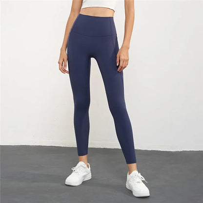 CK1621 Nuls Seamless Gym Leggings with Pockets Women Workout Fitness Jogging Yoga Pants