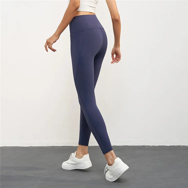 CK1621 Nuls Seamless Gym Leggings with Pockets Women Workout Fitness Jogging Yoga Pants