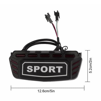 For KUGOO M5 E-Scooter Tail LED Light Rear Lamp Safety Warning Taillight Turn Signal