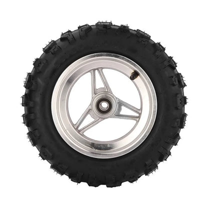 For KUGOO M5 11-inch Anti-slip Front Tire Electric Scooter Aluminum Alloy Hub Rubber Front Wheel