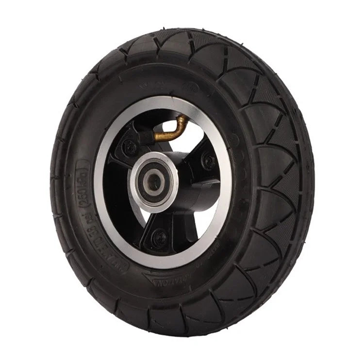 For KUGOO M2 Anti-slip Front Tire Electric Scooter Aluminum Alloy+Rubber Front Wheel