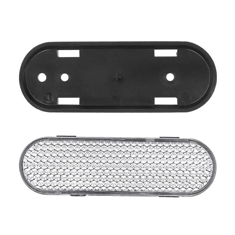 For Xiaomi Electric Scooter 4 Pro Front Wheel Hub Decorative Shell+White Reflective Strips Set