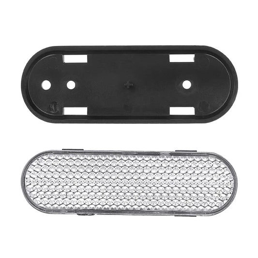 For Xiaomi Electric Scooter 4 Pro Front Wheel Hub Decorative Shell+White Reflective Strips Set