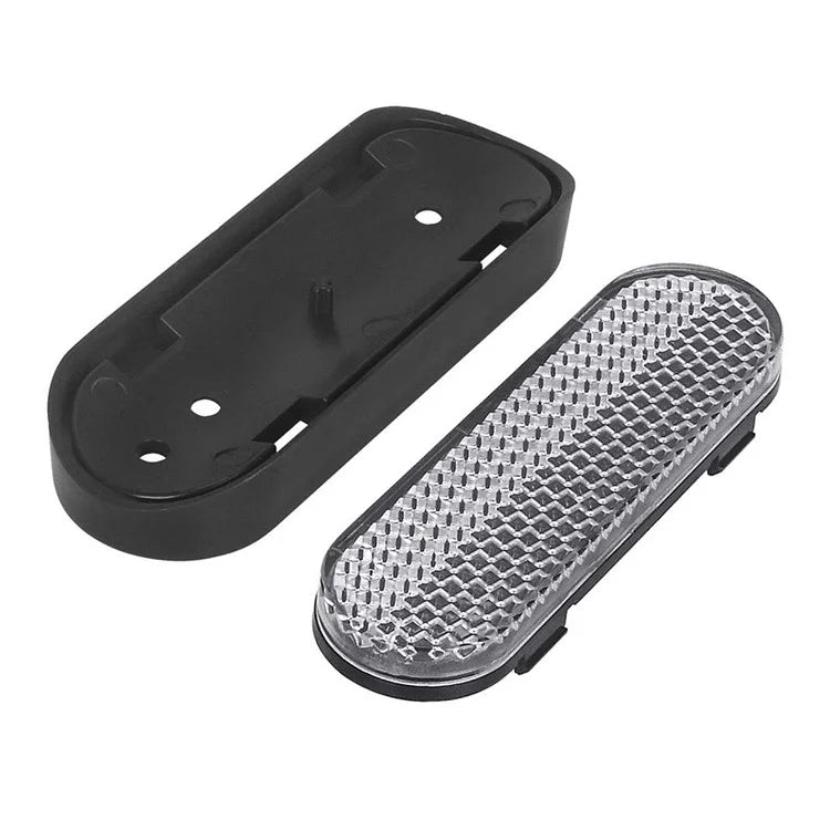 For Xiaomi Electric Scooter 4 Pro Front Wheel Hub Decorative Shell+White Reflective Strips Set