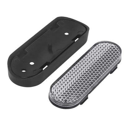 For Xiaomi Electric Scooter 4 Pro Front Wheel Hub Decorative Shell+White Reflective Strips Set