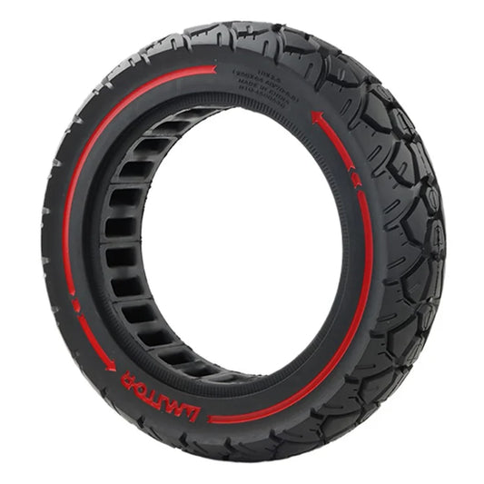 AIMITE 10 Inch Anti-Slip Rubber Tire 45mm Tread Grooves Electric Scooter Off-Road Solid Tire