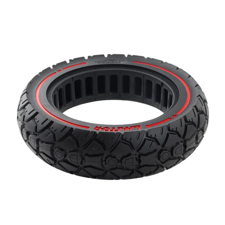 AIMITE 10 Inch Anti-Slip Rubber Tire 45mm Tread Grooves Electric Scooter Off-Road Solid Tire