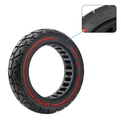 AIMITE 10 Inch Anti-Slip Rubber Tire 45mm Tread Grooves Electric Scooter Off-Road Solid Tire