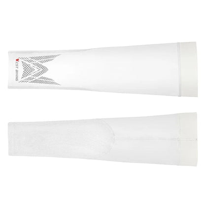 WEST BIKING YP0212125 1 Pair Unisex Ice Silk Cooling Sleeves Summer Sunscreen UV Protection Arm Sleeves