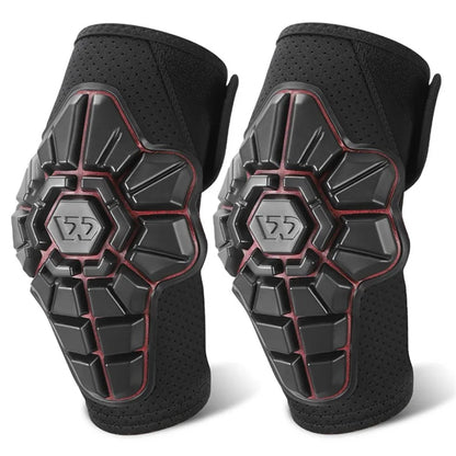 WEST BIKING YP0212123 2PCS Kid's Elbow Brace Shock-Absorbed Knee Compression Sleeve for Children