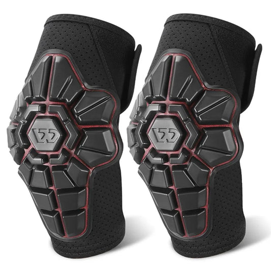 WEST BIKING YP0212123 2PCS Kid's Elbow Brace Shock-Absorbed Knee Compression Sleeve for Children