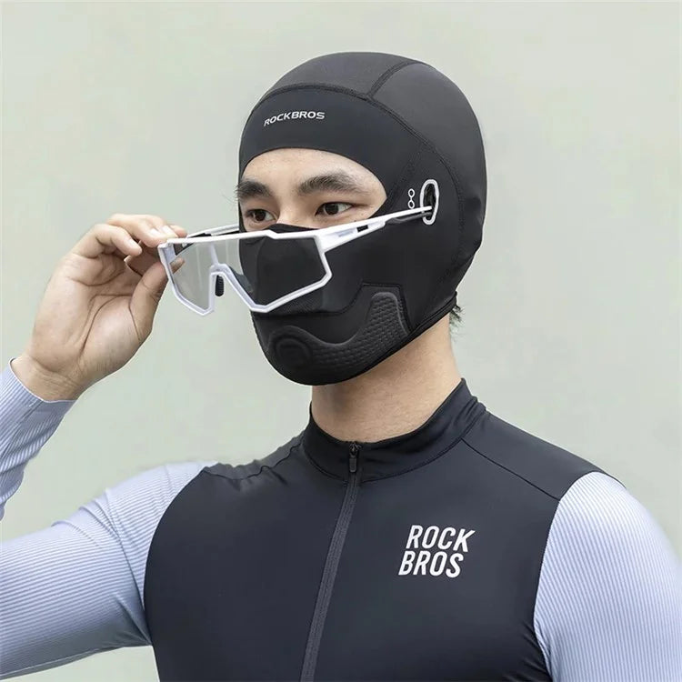 ROCKBROS LF70859 Summer Motorcycle Face Mask Cycling Balaclava Hat with Glasses Hole