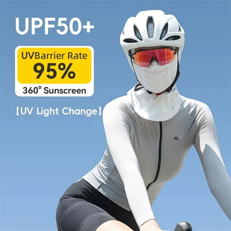 ROCKBROS LF70836 Photochromic Balaclava Hat Summer UV Protection Cycling Face Mask