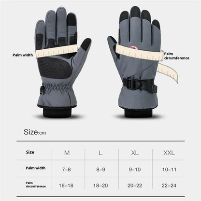 GOLOVEJOY DB69 Men Windproof Thermal Motorcycle Gloves Touch Screen Winter Riding Mittens