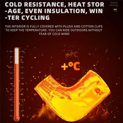 ROCKBROS D80 1 Pair Windproof Bicycle Gloves Handlebar Cover Thermal Bicycle Cycling Mittens