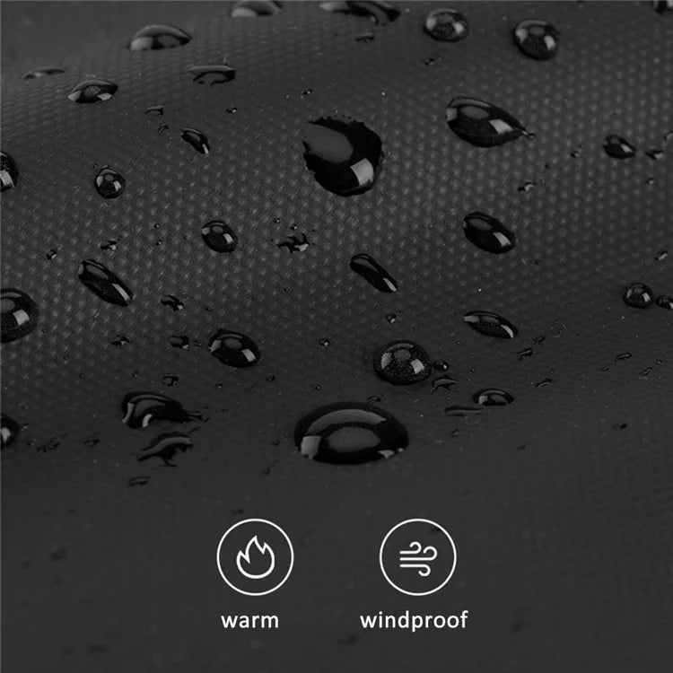 ROCKBROS TT017 Winter Warm Knee Pads Gears Motorcycle Leg Warmers Fleece Long Leg Sleeves
