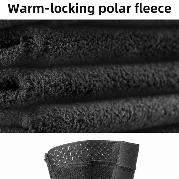 ROCKBROS LF1104 1 Pair Cycling Shoe Covers Winter Warm Bike Shoe Cover Windproof Sking Overshoes