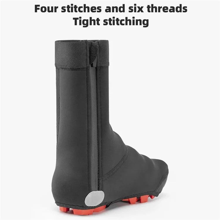 ROCKBROS LF1104 1 Pair Cycling Shoe Covers Winter Warm Bike Shoe Cover Windproof Sking Overshoes
