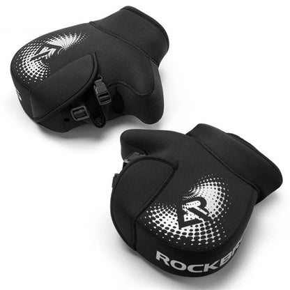 ROCKBROS D55 1 Pair Winter Motorcycle Handle Warm Cover Hand Protection Windproof Polar Fleece Gloves