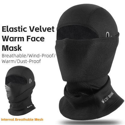 WEST BIKING YP0201404 Ski Mask Windproof Cycling Balaclava Thermal Fleece Face Mask Sport Gear