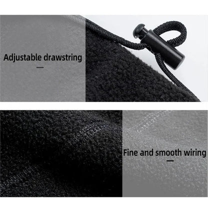 ROCKBROS 3-in-1 Warm Mask Cycling Hood for Bicycle E-Bike Outdoor Fleece Windproof Scarf
