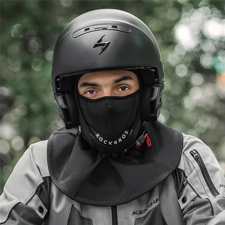 ROCKBROS Windproof Warm Hood Fall / Winter Motorcycle Helmet Mask Full Face Mask for Riding