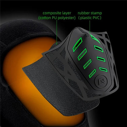 ROCKBROS YPP082 Winter Warm Motorcycle Headgear Windproof Outdoor Cycling Fleece Face Cover