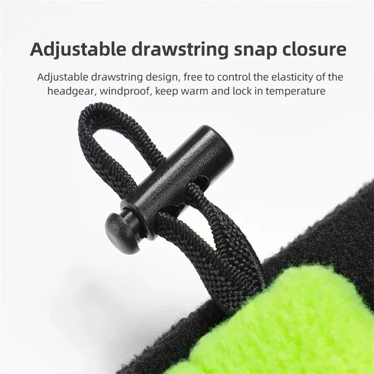 ROCKBROS YPP085 Winter Cycling Skiing Warm Headgear Fleece Wind-proof Head Hood Neck Cover