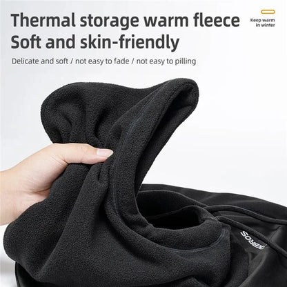 ROCKBROS YPP025 Windproof Warm Cycling Face Mask Unisex Dual Layer Hood Head Scarf
