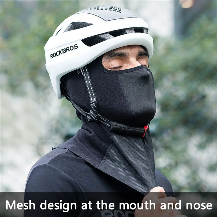 ROCKBROS Winter Outdoor Cycling Motorcycle Headgear Warm Windproof Fleece Face Neck Cover