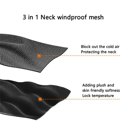 ROCKBROS Winter Outdoor Cycling Motorcycle Headgear Warm Windproof Fleece Face Neck Cover