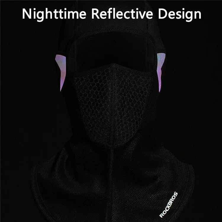 ROCKBROS LF8767 Winter Cycling Motorcycle Headgear Fleece Warm Windproof Face Neck Cover