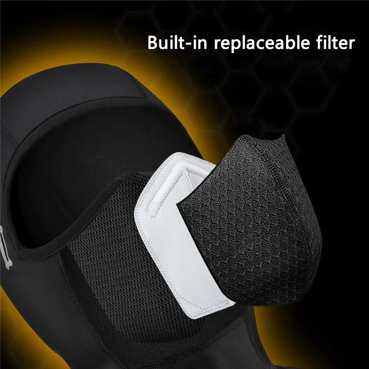 ROCKBROS YPP086 Windproof Ski Mask 5V Battery Heated Fleece Balaclava Headwear Face Mask Cover