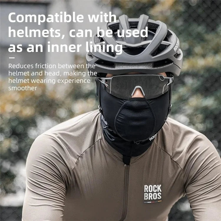 ROCKBROS 13230032001 LF70540 Face Mask Warm Fleece Neck Gaiter Winter Sports Cap for Motorcycle Snowboard