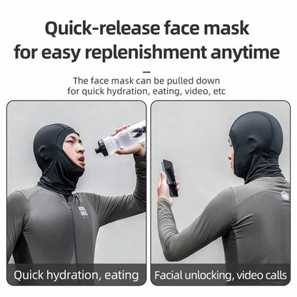 ROCKBROS 13230032001 LF70540 Face Mask Warm Fleece Neck Gaiter Winter Sports Cap for Motorcycle Snowboard