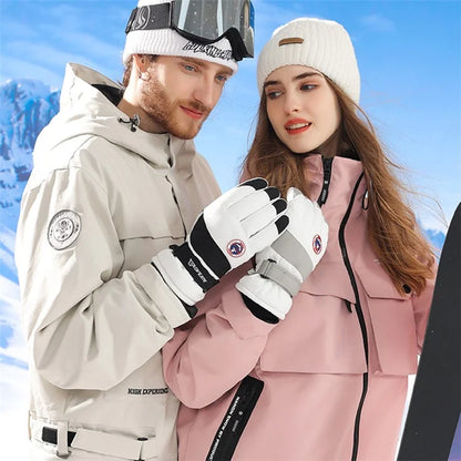 GOLOVEJOY SK29 One Pair Winter Skiing Gloves Thermal Warmer Hand Cover Touch Phone Screen Function