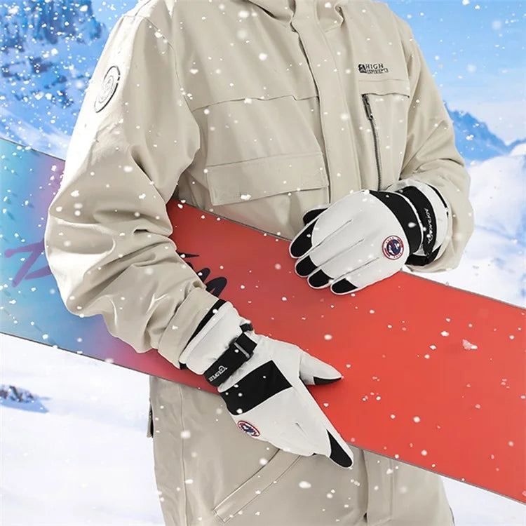 GOLOVEJOY SK29 One Pair Winter Skiing Gloves Thermal Warmer Hand Cover Touch Phone Screen Function