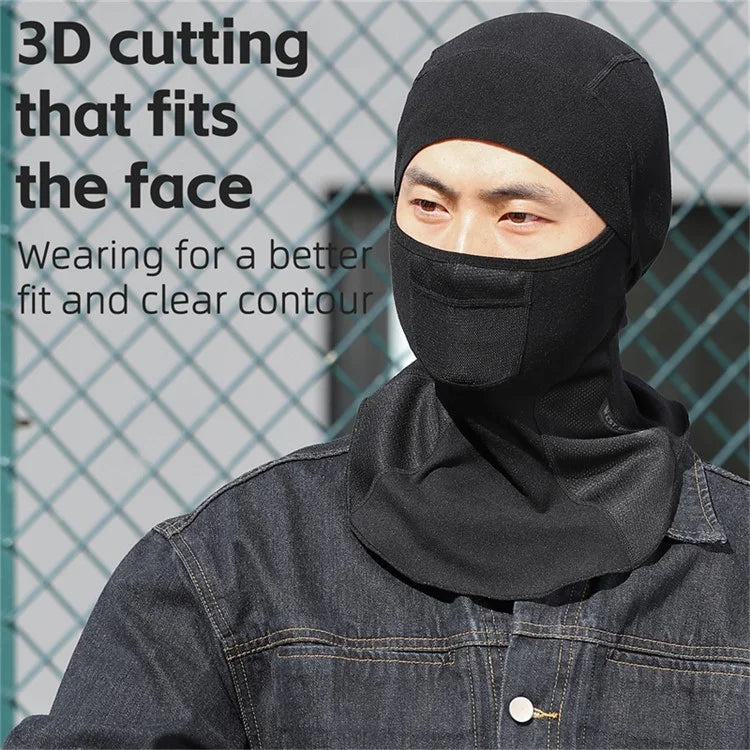 WEST BIKING YP0201407 Breathable Warm Hood Motorcycle Helmet Mask Full Face Mask for Winter Riding