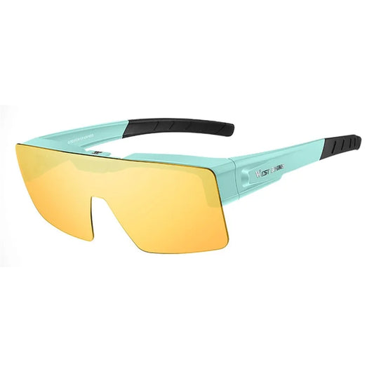 WEST BIKING Brightening Cycling Sunglasses for Outdoor Fishing Sunglasses Wind-Proof Sports Glasses
