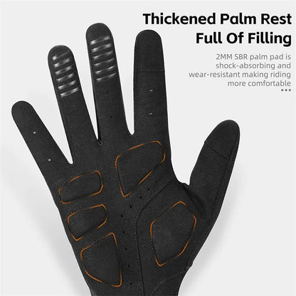 WEST BIKING YP0211245 Touch Screen Non-slip Cycling Gloves Shock-absorbing Mittens